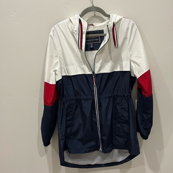 Tommy Hilfiger Jackets & Blazers - Tommy Hilfiger Tricolor Hooded Jacket